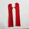 Guantes de protección solar de spandex de 53 cm para mujer, mangas largas para el brazo para conducir, protección UV, guantes finos de verano para deportes y ciclismo