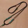 Cordón Colgante Tejido Original Hecho a Mano de Cinabrio, Correa para Cuello con Colgante de Jade, Collar con Colgante de Jade y Cordón Fino de Hebilla de Seguridad Duradera