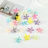 Cabezas de Flores Simuladas de Cinco Pétalos Materiales Hechos a Mano para Bricolaje Decoraciones Florales Coloridas Arreglo de Pared de Flores para Bodas Accesorios de Flores Artificiales Venta al por Mayor