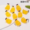 Paisaje en Miniatura Simulación Frutas Luminosas Verduras Comida Juguete Figura de Resina Pinza para el Cabello Decoración DIY Accesorios Figura Pequeña Tridimensional