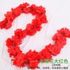 Tira de crisantemo simulado flor falsa ratán cementerio lápida sacrificial flor colgante decoración flor de seda flor de plástico ceremonia conmemorativa Qingming