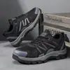Zapatos de senderismo de verano para hombre, zapatos deportivos para exteriores de malla transpirable, antideslizantes, resistentes al desgaste, zapatos de trabajo ligeros para senderismo
