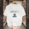 ¡Guau! Camiseta Casual de Verano para Jóvenes, Versátil, Simple, Holgada, Manga Corta, Estilo Americano, Estampada, Moderna