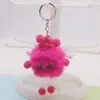 Em Estoque 9 Cores Desenho Animado Imitação Bola de Pelo de Coelho Pingente Bola de Pelúcia Acessórios Pingente de Boneca Criativa Atacado