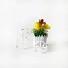 Orquídea Phalaenopsis, flores artificiales con forma de limón, triciclo, jardinería, estilo rústico, decoración interior del hogar, accesorios para fotografía, venta al por mayor transfronteriza