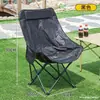 Sillón reclinable ajustable de tres niveles silla de luna para exteriores silla plegable silla de camping portátil para oficina almacenable