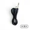 Cable de conexión para máquina de tatuar con motor, gancho para tatuaje, línea RCA, interfaz DC, cable de alimentación para tatuaje, codo en ángulo recto, enchufe recto