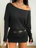 Vestido corto de punto sexy ajustado bodycon de manga larga de color liso sin espalda para mujer, moda transfronteriza europea y americana 2025