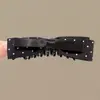 Accesorio para el Cabello Semirecogido Estilo Nuevo 2026: Pinza de Plátano de Malla, Pinza de Garra Francesa con Lazo Negro, Pinza para el Cabello de Lunares para la Parte Posterior de la Cabeza