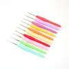 Juego de Ganchillos de Metal con Mango Suave de Colores TPR, Mango Antideslizante, Herramientas de Tejido DIY Hechas a Mano, Venta al por Mayor desde el Fabricante