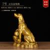 Adornos de Perro de Cobre Latón Perro del Zodiaco Lingote de Dinero Decoración para el Hogar y la Oficina Adornos de Regalo de Inauguración