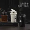 Taza de Café Octagonal Americana de Acero Inoxidable 304 Moderna con Aislamiento al Vacío Taza Portátil para Exteriores Ciclismo Taza Deportiva para Coche