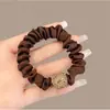 Elástico de cabelo, faixa de cabelo elástica, elástico de alta elasticidade, corda de cabelo para rabo de cavalo alto, faixa de cabelo durável e que não aperta para meninas