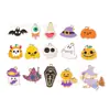 Halloween Colgante de Gota de Aceite Accesorios de Joyería DIY Aleación Calabaza Llavero Flotante Cadena de Teléfono Móvil Colgante Hecho a Mano