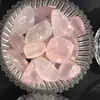 Fabricante Venta al por Mayor Rosa Púrpura Amarillo Verde Blanco Grava de Cristal Piedra en Bruto Tazón Desmagnetizador Almohada de Cristal Pecera Maceta Decoración Artesanía