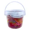 Cubo de Almacenamiento Sellado Popular de PP, Contenedor de Plástico con Tapa, Cubo Redondo Portátil, Cubo Práctico Espesado para Almacenamiento de Alimentos