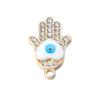 Colgante Retro Ojo del Diablo Aleación Diamante Ojo de Palma Estrella de Cinco Puntas Amor DIY Accesorios de Joyería Hechos a Mano