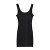 Vestido sexy feminino com frente e costas abertas, novo vestido de verão, slim, decote em U, saia justa e justa
