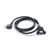 Cabo de Dados USB3.0 Am para USB Bm Curvo Direito com Fixação por Parafuso Cabo de Extensão Adaptador de Conexão para Pequenos Eletrodomésticos