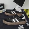 Zapatos de Entrenamiento Alemanes de Cuero de Microfibra Estilo Nuevo Primavera y Otoño, Zapatos de Algodón Versátiles de Moda con Suela Gruesa, Tenis Casuales para Hombre - Liquidación