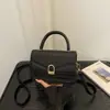 2026 Bolso de Hombro Único de Color Sólido, Bolso Pequeño Cuadrado Cruzado, Moda Casual Nueva de Otoño, Fresco y Sencillo, Texturizado de Alta Calidad