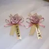 Ramillete de boda de alta gama novio novia suministros de boda padre madre dama de honor padrino juego completo de alfileres accesorios de ojal