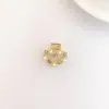 Presilha de Cabelo Fashion com Pérolas Meio Preso, Grampo Doce Versátil Elegante Estilo Coreano, Presilha Acessório de Luxo Leve para Todas as Estações