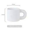 Caneca Branca Lisa Copo Branco Atacado Impressão Publicidade Caneca de Presente Simples Hotel Cerâmica Copo Cerâmico Impressão de Logo