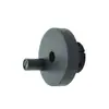 Rueda de mano repujada Yiheda Modelo Hba41-D40/50/63, Tipo de manivela giratoria, Tipo de bloqueo de tornillo abierto
