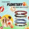 Amazon Pulsera de Piedra de Ocho Planetas para Hombre con Cuentas Piedra Ojo de Tigre Pulsera de Saturno Cielo Estrellado Universo Joyería del Cielo Estrellado