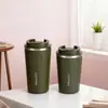 Taza de Café de Acero Inoxidable 304 Transfronteriza, Taza Termo de Alta Apariencia con Pantalla de Temperatura de Color Gradiente, Taza de Vacío Portátil para Exteriores