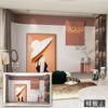 Papel tapiz de pared de fondo de estudio de ropa de mujer con parloteo magnético Net Red Anchor, tela de pared de alta gama, tela de pared magnética tridimensional 3D