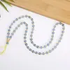 Direto da fábrica verde azul cordão de colar cordão de corrente para suéter cordão de colar com contas cordão para pingente cor cristal imitação