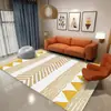 Nueva Alfombra de Piso Sala de Estar Dormitorio Lujo Ligero Alta Calidad Simple Cobertura Total Sofá Alfombra de Piso Grande Mesa de Café Limpiable Alfombra de Mesita de Noche
