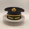 Chapéus Grandes de Padrão Profissional Personalizados por Fabricantes para Uniformes Estrangeiros na Europa, América e África, Chapéus Cerimoniais Profissionais Fornecidos Diretamente da Fábrica