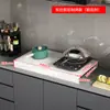 Estante de Almacenamiento para Cocina Soporte para Cocina de Inducción Tapa para Estufa de Gas Base de Soporte para Estufa de Gas Doméstica Estante de Madera para Cocina