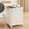Cesto de Roupas Sujas Dobrável Cesto de Armazenamento de Roupas Sujas Balde Chave Corpo Equipamento Armazenamento em Fresta Cesto de Lavanderia de Luxo Leve