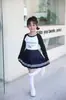 Falda Corta Semielástica para Niñas Estilo Universitario Falda Uniforme JK Primavera y Otoño Falda Plisada con Cinta para Niños Corta para Niños Medianos y Grandes