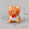 Produto Novo Original Ursinho de Pelúcia Boneca Dia dos Namorados Bolo de Rosa 17 Estilos Brinquedo Comestível DIY Acessórios de Resina Enfeites Pingentes