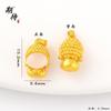 Esperando accesorios DIY de oro de Vietnam colgante de cabeza de Buda cubriendo el rostro significado de Buda collar con colgante de paz accesorios colgantes