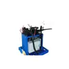 Máquina selladora automática de tubos de acero, equipo sellador de caras finales para muebles de acero de baño, máquina selladora de puertos de extremo de acero metálico