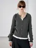 Suéter corto de lana de punto trenzado retro clásico para mujer, cárdigan suave de cachemira trenzada para otoño e invierno, suéter ajustado para el trabajo
