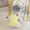 Ropa Linda, Delgada y Transpirable para Perros Pequeños como Teddy, Pomerania, Bichón, y Gatos Pequeños, Dulce Chaleco con Correas