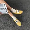 317-25 Zapatos Planos para Mujer Coloridos, Versátiles y de Moda, Estilo Chanel, de Ante Sintético, Boca Baja, Punta Redonda, Piel Suave