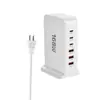 Carregador de Mesa Multi-Portas 168W 3 USB + 3 Tipo-C Cabeça de Carregamento para Laptop Carregador PD para Celular