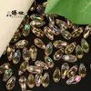 20 Peças de Cristais Facetados em Forma de Gota d'Água Multicores para Acessórios de Joias DIY, Contas Soltas em Forma de Gota d'Água, Contas de Cristal para Joias DIY
