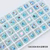 Diamante para Nail Art Dongzhou Autêntico 10mm Quadrado Gordo Fundo Pontiagudo Diamante para Joias DIY Acessórios Diamante de Vidro Colorido Revestido Brilhante Lote