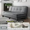 Sofá Perezoso Plegable Simple Habitación de Alquiler Sala de Estar Apartamento Apartamento Pequeño Oficina Asiento Doble Sofá Cama Dos en Uno