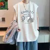 Chal sin mangas moderno americano para hombre 2026 Nuevas llegadas de verano Tallas grandes Holgado Casual Deportivo Camiseta sin mangas Ropa para hombre