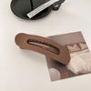 Presilha Grande para Franja Amazon, Presilha Bico de Pato Macaron Fashion, Presilha Lateral para Maquiagem Sem Marcas, Presilha de Cabelo Transparente para Fios Soltos